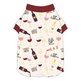 Yappy Hour - On Cloud Wine - Flutter Waist Tee